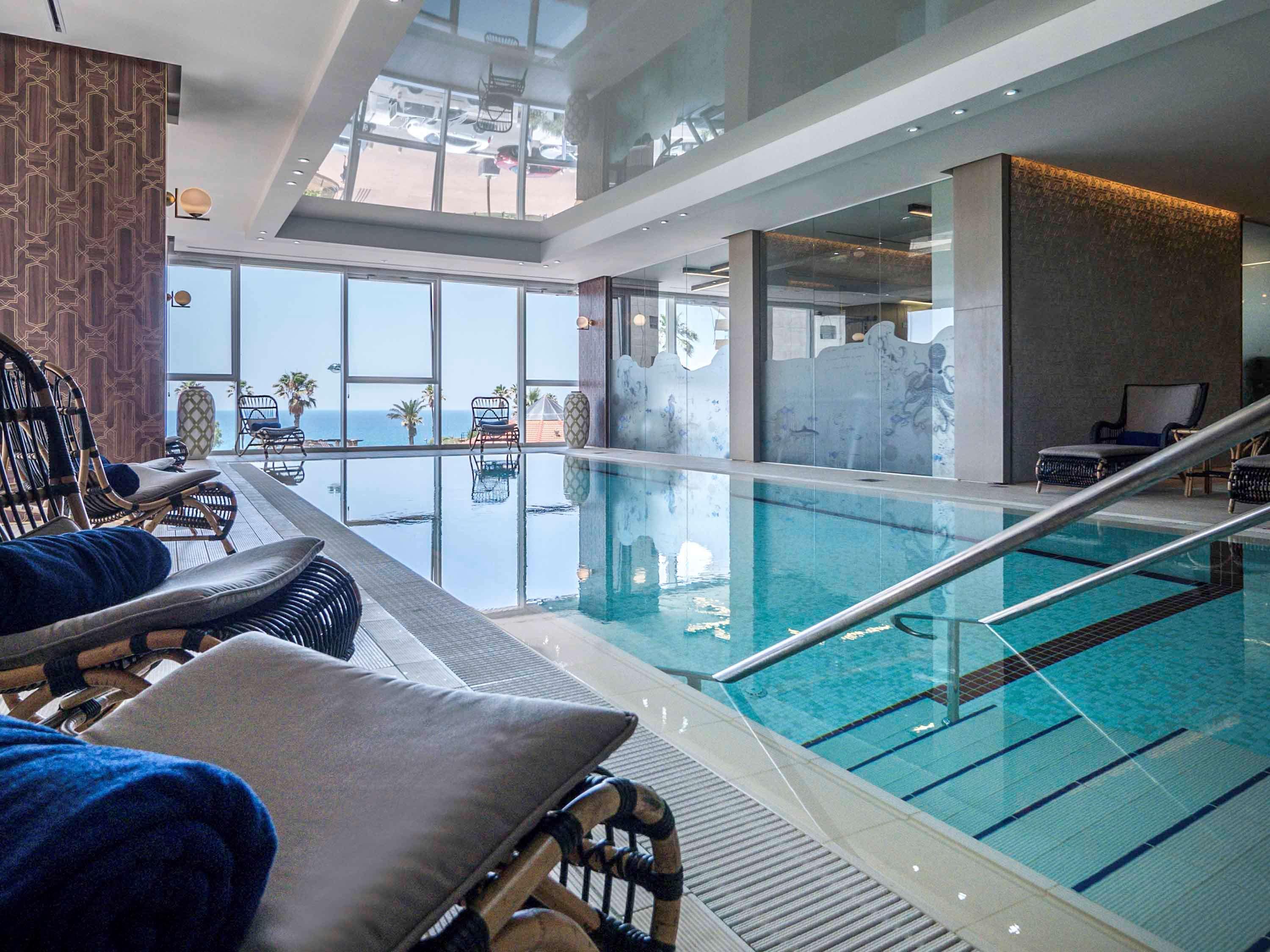 David Tower Hotel Netanya By Prima Hotels - 16 Years Plus 외부 사진 The pool at the hotel