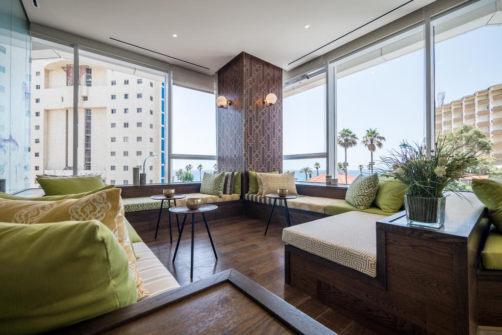 David Tower Hotel Netanya By Prima Hotels - 16 Years Plus 외부 사진 The Sky Lounge
